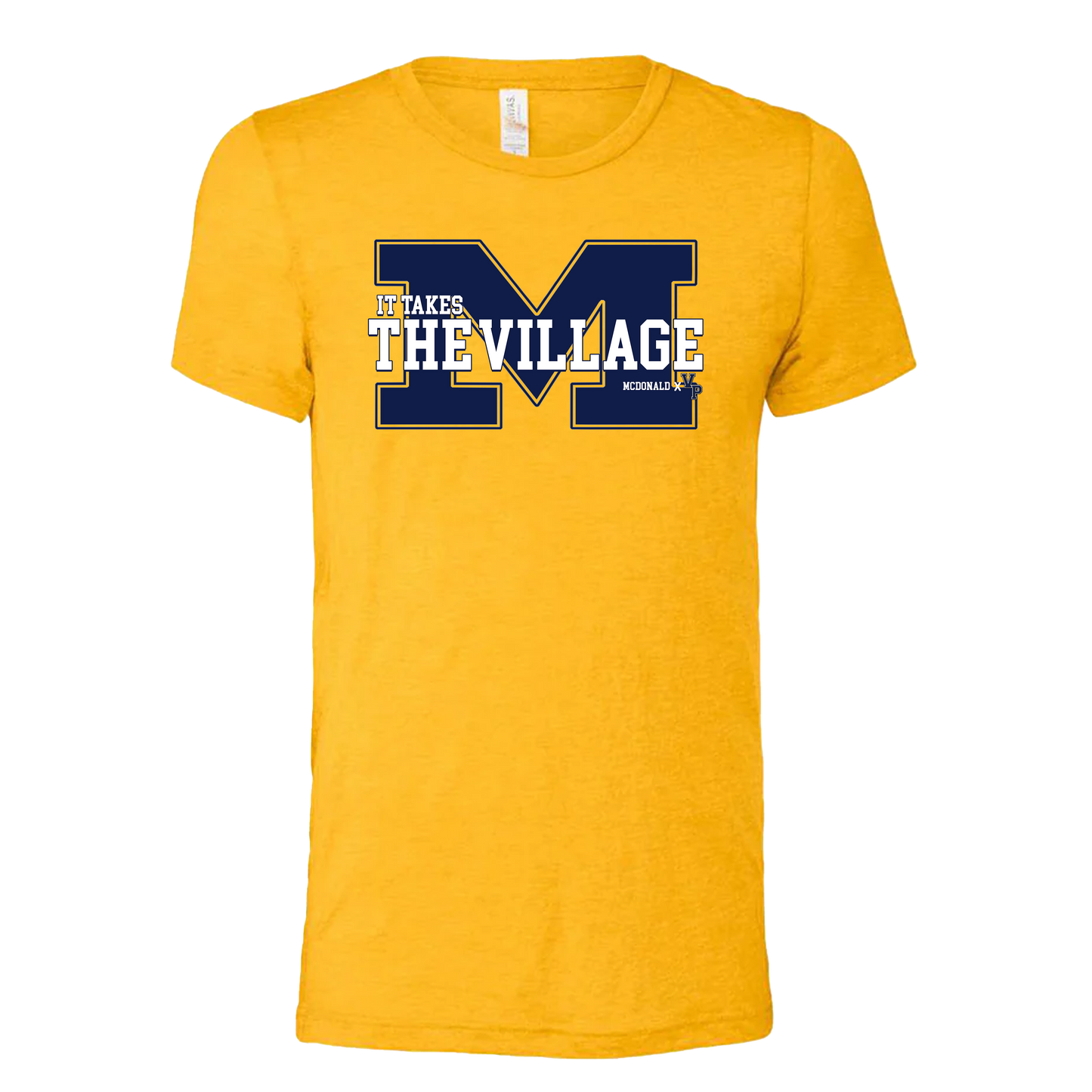 McDonald "It Takes The Village" Block M Exclusive T Shirt