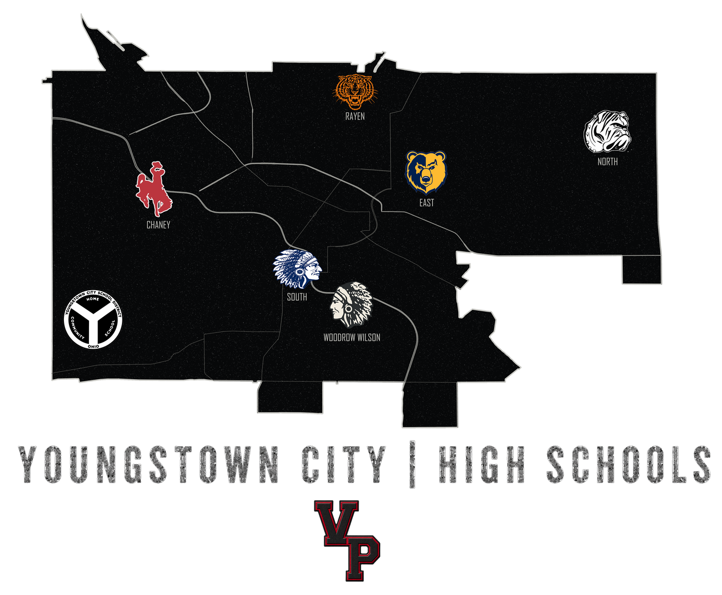 The Vantage Point "Youngstown City High Schools" Exclusive T Shirt