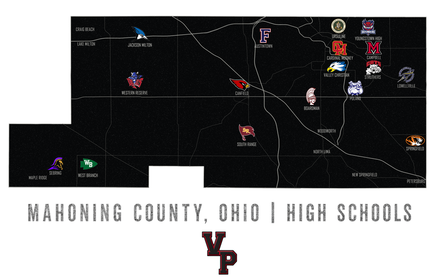 The Vantage Point "Mahoning County High Schools" Exclusive T Shirt