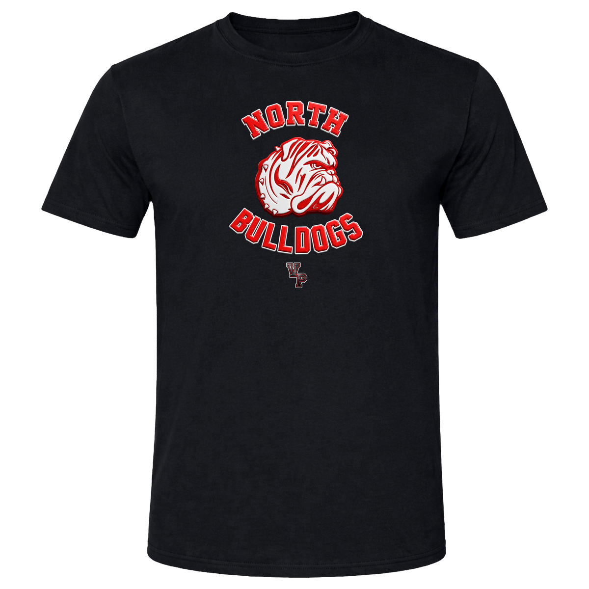 The Vantage Point "Throwback Youngstown North Bulldogs Embossed Red Logo" Exclusive T Shirt
